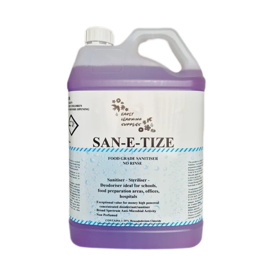 San-E-Tize Food Grade Sanitiser No Rinse 5L